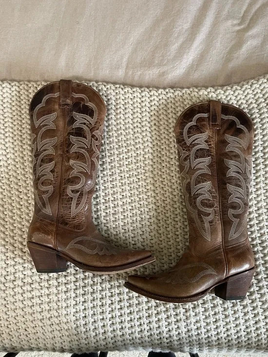 Shyanne Women's High Desert Tall Western Boots - Snip Toe - Picture 4 of 7